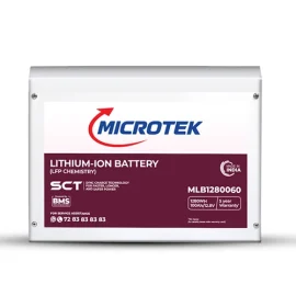 Microtek Lithium-Ion Battery MLB1280060 12.8V/100Ah, 1280Wh