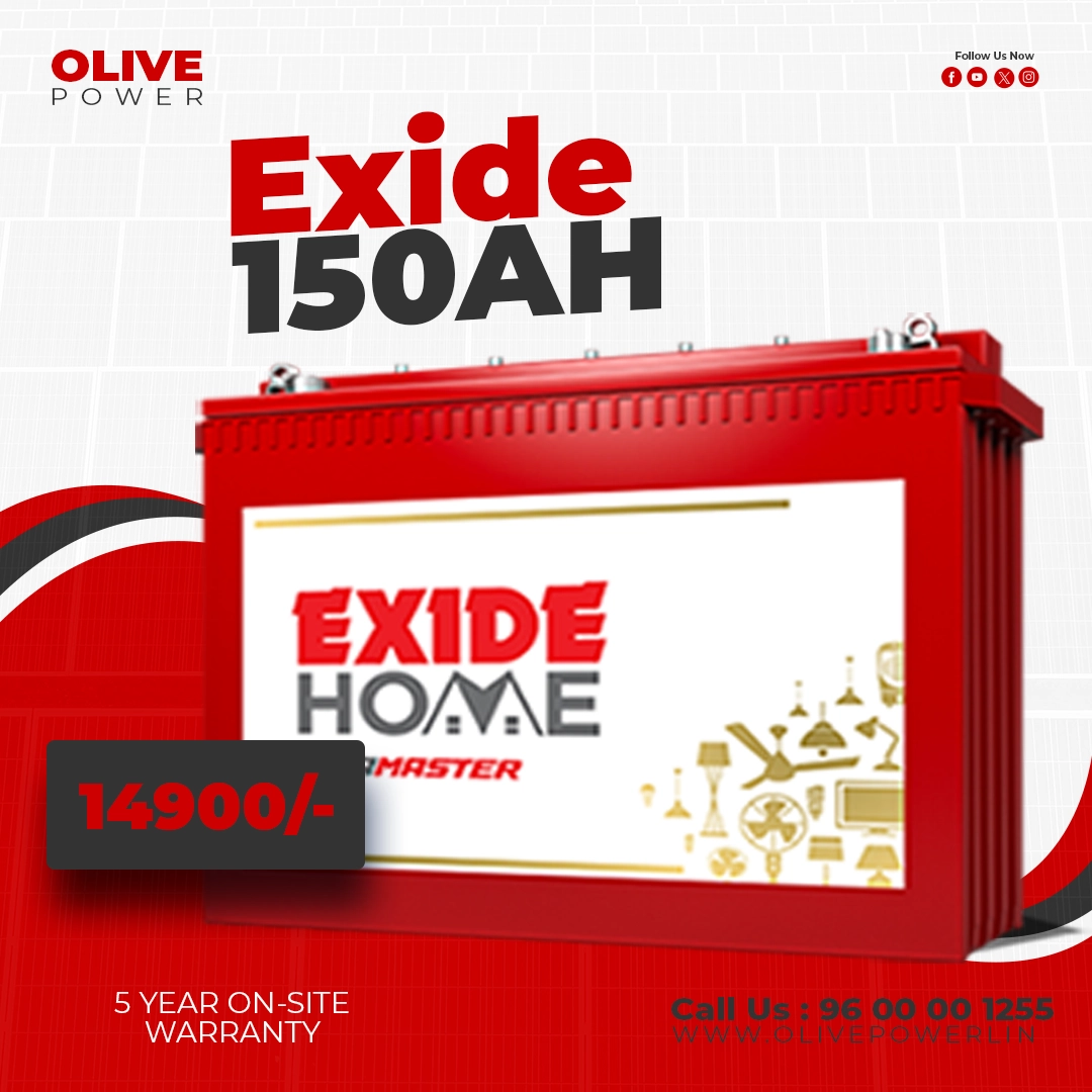 exide home invamaster imtt1500 tall tubular battery