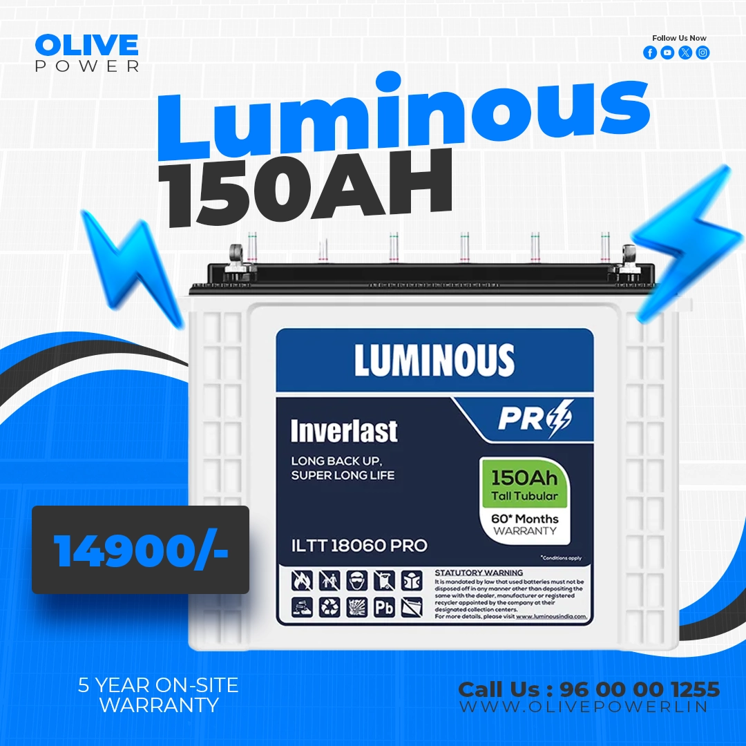 Luminous ILTT18060 PRO 150AH