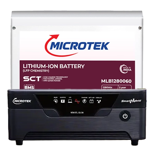 Microtek Lithium Combo Heavy Duty vTURBO NEW 1400 + 12.8V 100Ah LFP Lithium Battery